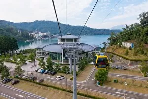 Images Dated 12th January 2015: Cable car station in Sun Moon Lake National Park