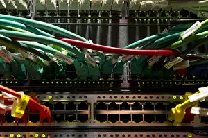 Electronic Prints: Cabling and jacks on an internet server