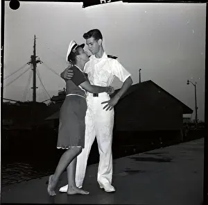 Cadet Prints: Cadet Embracing Girlfried