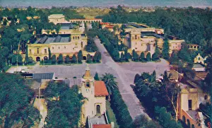 1930s Prints: Cafe Of The World And Casa Del Rey Moro C1935