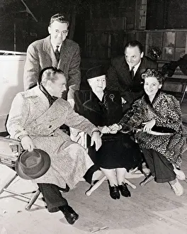 Cagney Family on Movie Set