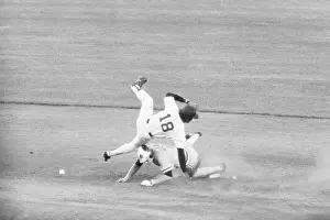Sliding Prints: Cal Ripken Jr Sliding Toppling Baseman