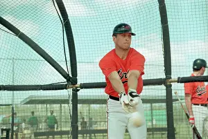Cage Prints: Cal Ripkin In Batting Cage