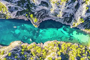 Calanque d'En-Vau in Calanques national park, French Riviera, France