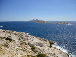 Marseille Prints: Calanques National Park with Islands, Marseille, France