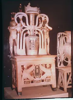 Vulture Prints: Calcite Perfume Jar from the First Outermost Shrine in the Tomb of Tutankhamun