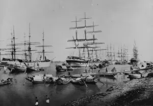 Transport Asia Prints: Calcutta Harbour