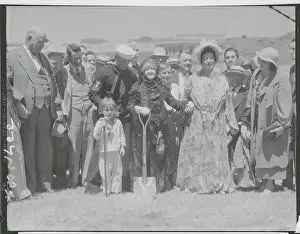 California Pioneer Participating in Bridge Ceremony