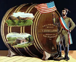 Francisco Prints: California wine, F. Korbel & Bros
