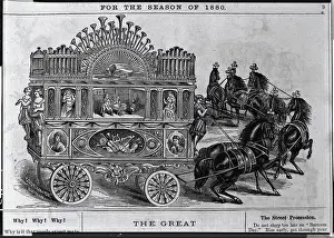 Calliope Being Drawn by Six Horses