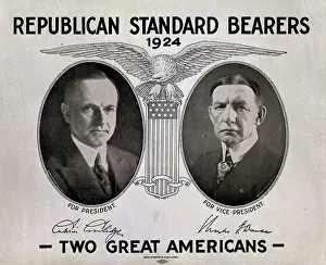 Calvin Coolidge and Charles Dawes Election Poster