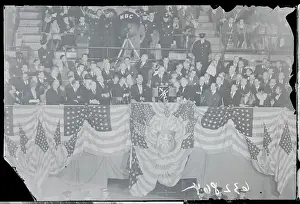 Rhetoric Prints: Calvin Coolidge Speaking at Republican Rally