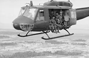 Cambodian Fighters In Helicopter