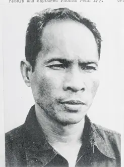 Cambodian Rebel Leader