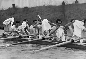 Row Boat Prints: Cambridge Crew