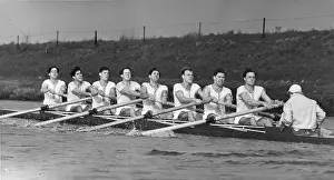 Row Boat Prints: Cambridge Crew