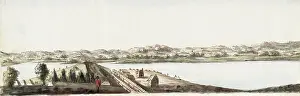 Beacon Hill Prints: Cambridge with Washington's headquarters