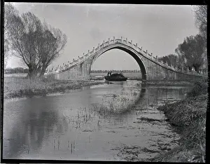 Beijing Prints: The Camel Back Bridge In China
