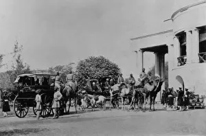 Transport Asia Prints: A Camel Cart