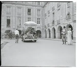 Camera Crew Filming a Movie Scene