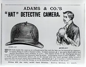 Espionage Prints: Camera Hidden Inside Bowler Hat