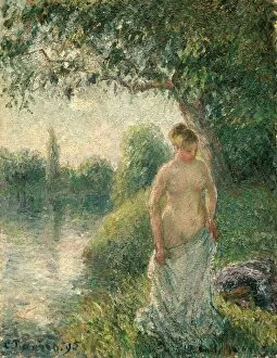 National Gallery of Art, Washington Gallery: Camille Pissarro, The Bather