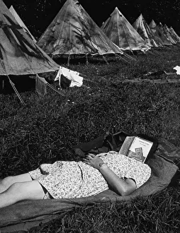 Tent Prints: Camp Relaxation