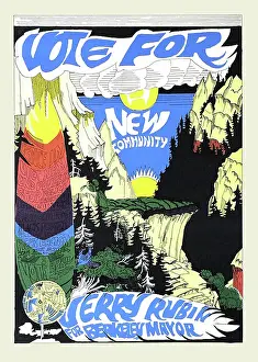 Campaign Poster For Jerry Rubin