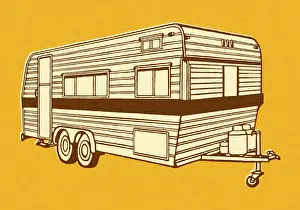 Single O Prints: Camper Trailer