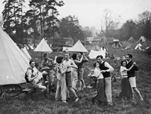 The Keystone Press Agency Collection: Campers Make Merry