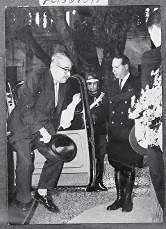 Canadian Ambassador Philippe Panneton Leaving Limousine