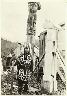 Canadian Chief and Totem Poles
