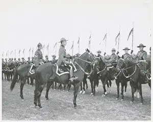 Canadian Mounties on Horseback