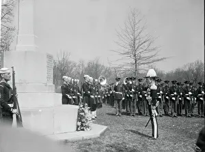 Canadian Officer Paying Respects