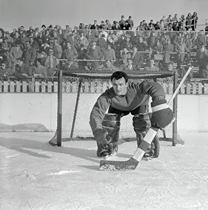 Canadian Olympic Goalie Denis Brodeur