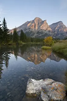 Canadian Rockies at sunrise