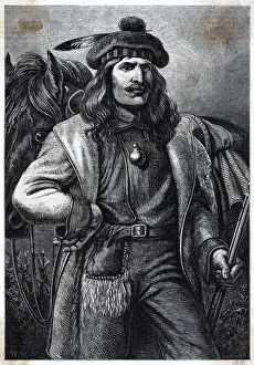 Trapper Prints: Canadian Trapper With Horse