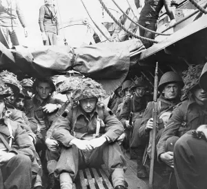 Alliance Prints: Canadian Troops in Assault Craft