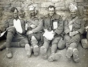 Wound Prints: Canadian Wounded Seated Smiling Happily