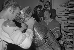 Canadiens Taking Victory Drink From Stanley Cup^DTI