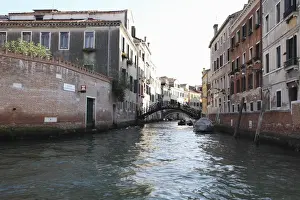 Canal and cityscape