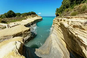 Cliff Gallery: Canal D Amour beach near Sidari, Corfu, Greece