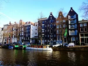 Images Dated 14th December 2014: Canal houses on the Prinsengracht, Amsterdam