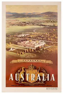 Gado Posters Prints: Canberra Australia Poster