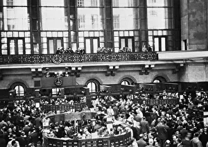 Stock Exchange Prints: Candid Camera Glimpses of Stock Exchange Floor