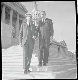 Candidates Robert N. Moore Jr. and Joe L. Evins at State Capitol