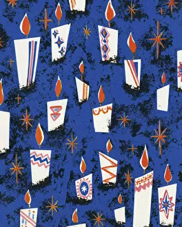 Pattern Artwork Illustrations Gallery: Candle Pattern