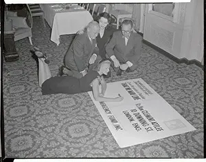 Palestine Prints: Candy Jones Signing Protest Postcard