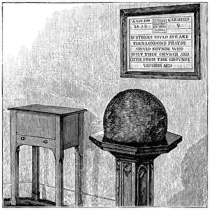 Cannon Ball from the Siege of Derry at St Columbus Cathedral in Londonderry