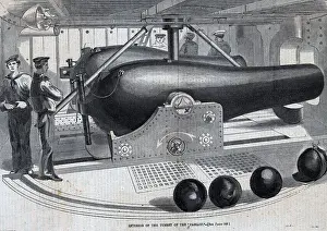 Cannon Prints: Cannon In Interior Of Turret